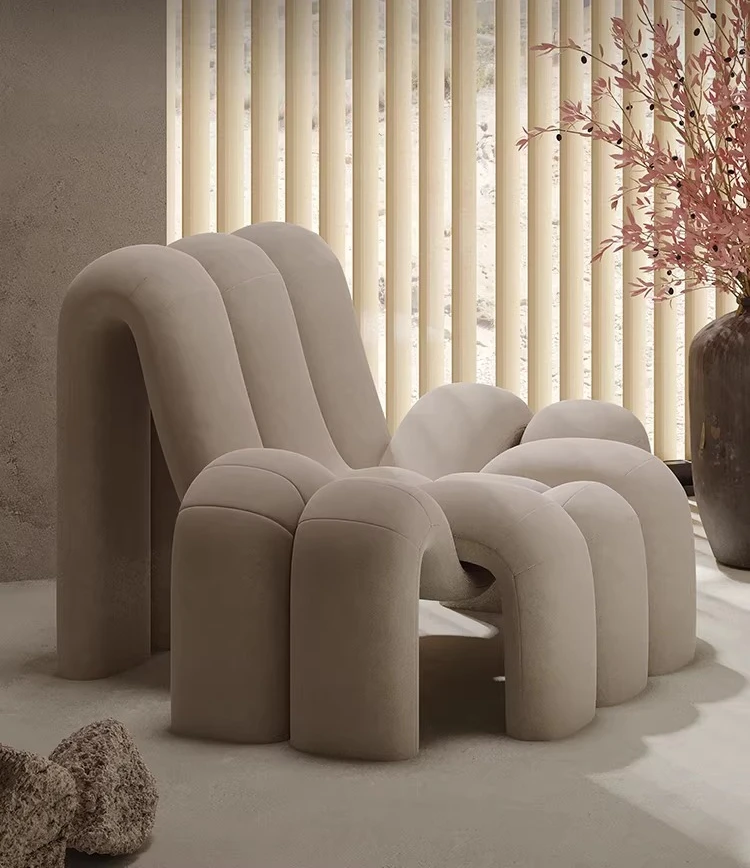 

Internet celebrity single leisure chair living room bedroom designer creative bionic spider recliner special-shaped sofa chair