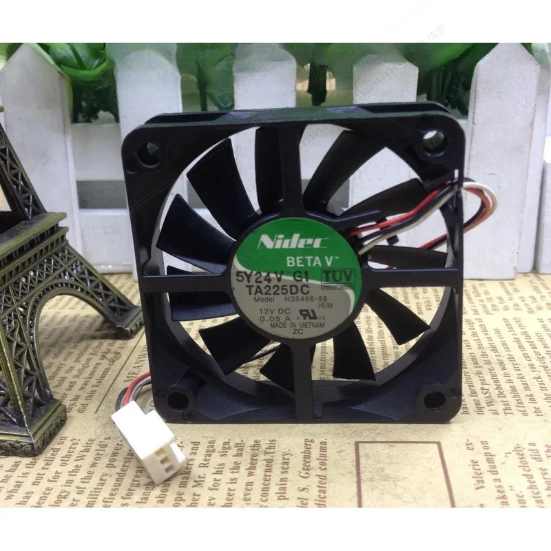 

W For Nidec Nissan 6015 6CM 6cm Fan H35466-58 12V Ultra-Quiet 0.05A Kit