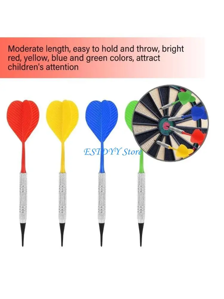 

G6DE 12Pcs Soft Tip Darts with Darts Tip for Indoor Electronic Dartboard Game