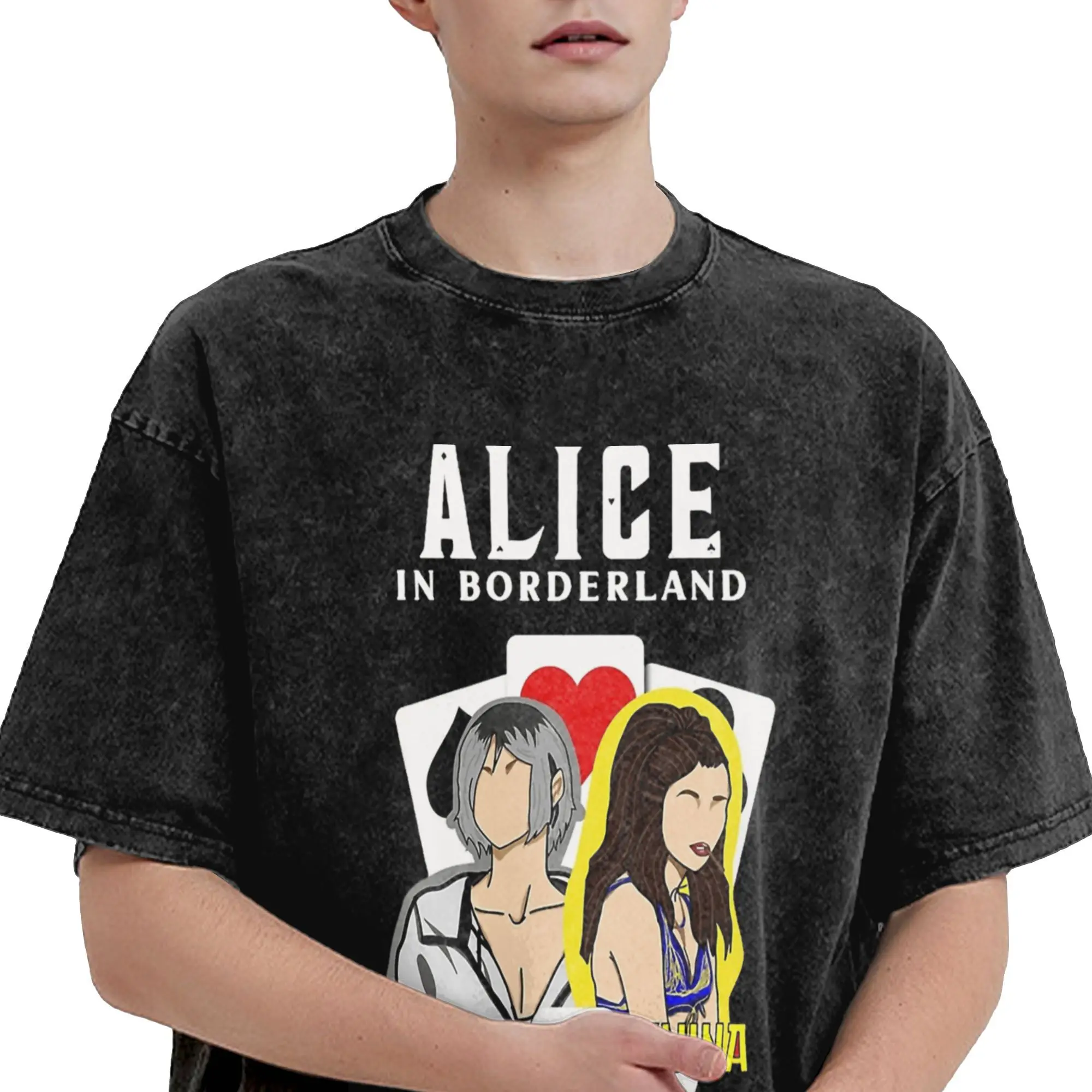 

Футболка «Алиса Бодерланды» для мужчин, новинка, футболки из 100% хлопка с круглым вырезом, футболки с короткими рукавами, топы большого размера