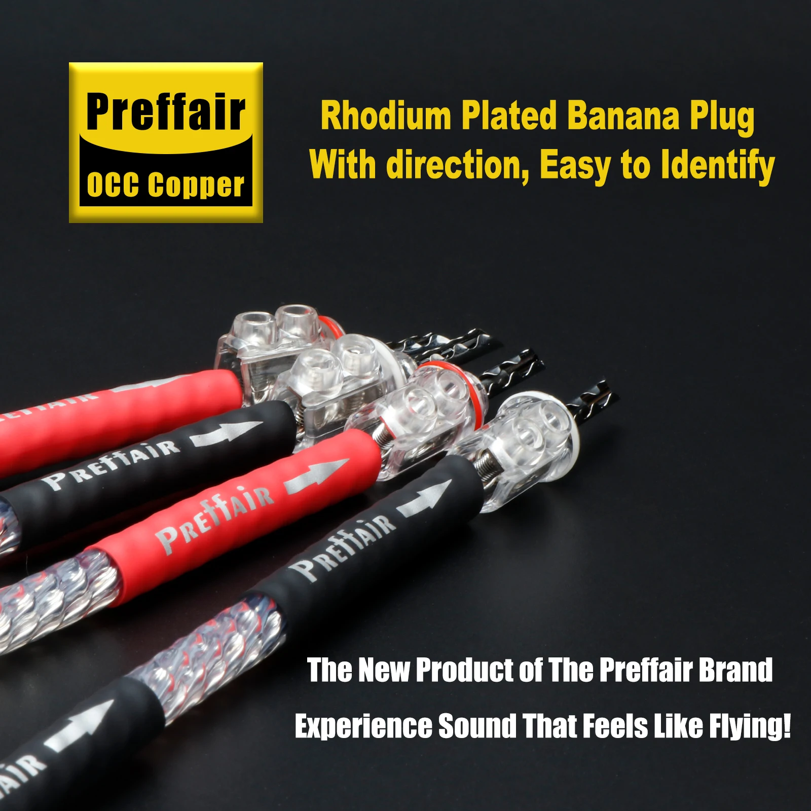 4 قطعة كابل قافز hifi 7N occ كابل سلك جسر مكبر الصوت المطلي بالفضة