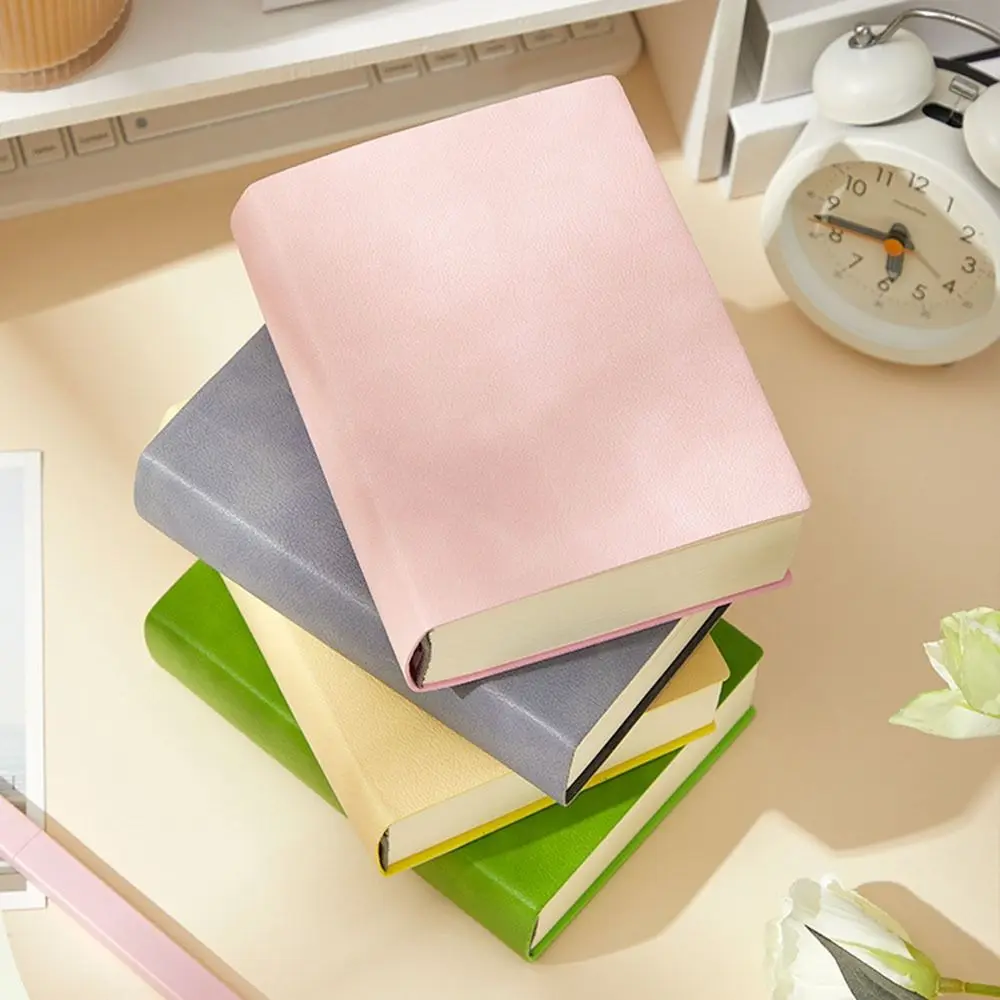 

Sketchbook Super Thick B6 Mini Notebook PU Leather Taking Notes Memo Notepad Diary Notepad Time Organizer Pocket Notepad Office