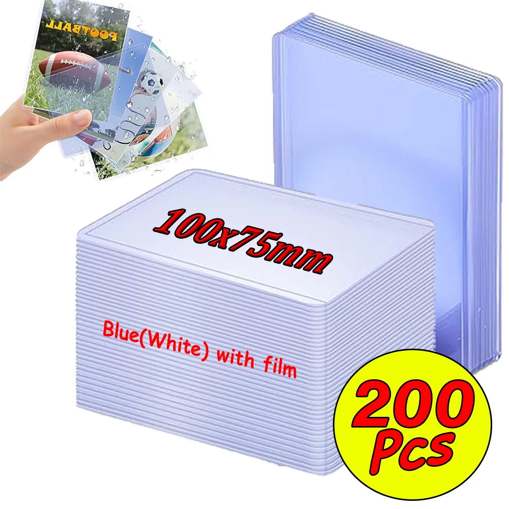 1-200 шт. 35PT прозрачные рукава для карт жесткие пластиковые рукава для бейсбольных игровых карт протектор для коллекционных спортивных коллекционных карточек