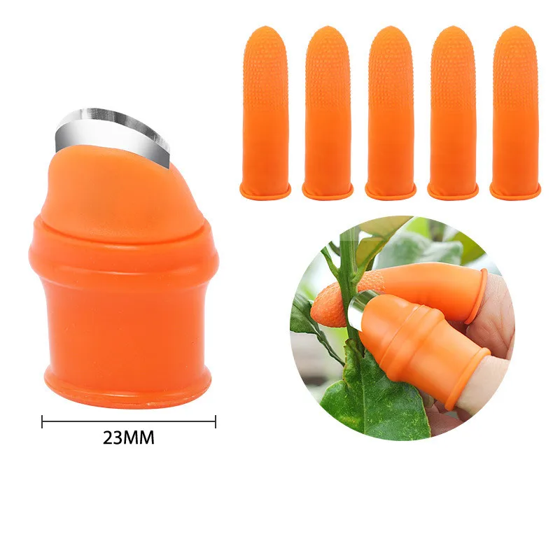 Pruning Shears Garden Picking Plant Vegetables Separator Finger Tool Multifunction Kitchen Cutter Thumb Cutter Gardening Tools