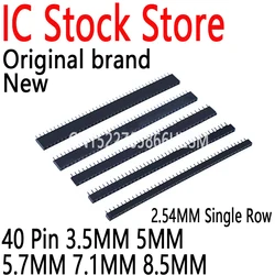 10PCS 2.54mm 1X40P Female Header Connector Single Row Straight 0.1