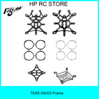 Flywoo FlyLens 75/85 Frame Accessory Kit - VTX Bracket & Bottom Carbon Fiber Plate, for O4/O3 FPV Freestyle Drones