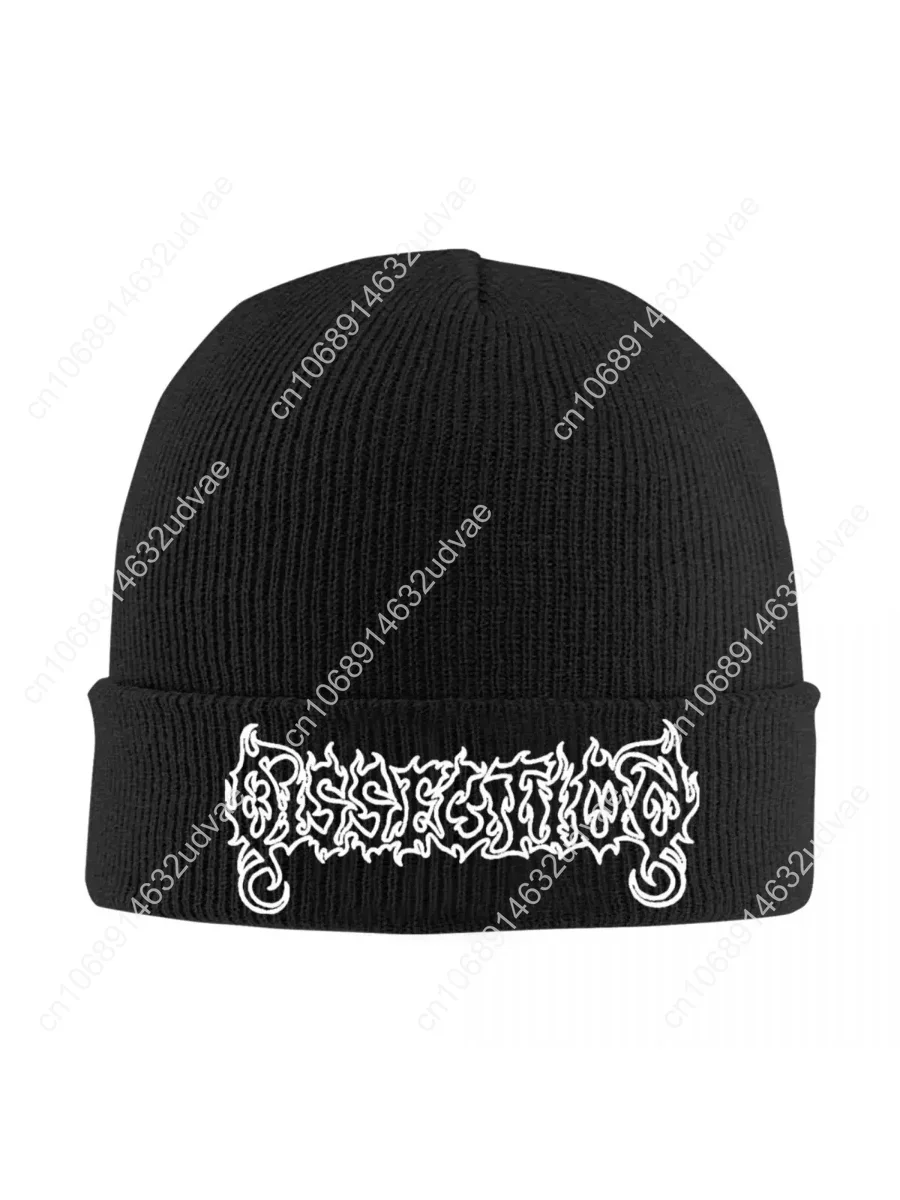 

Dissection Music Hats Autumn Winter Skullies Beanies Ski Black Metal Cap Female Male Skullcap