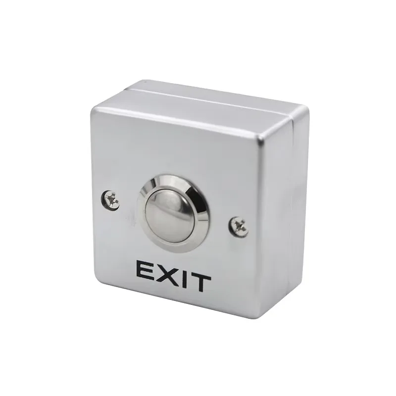 Metal Surface Mount Access Control Exit Button 12V/24V Push Switch for Door Open