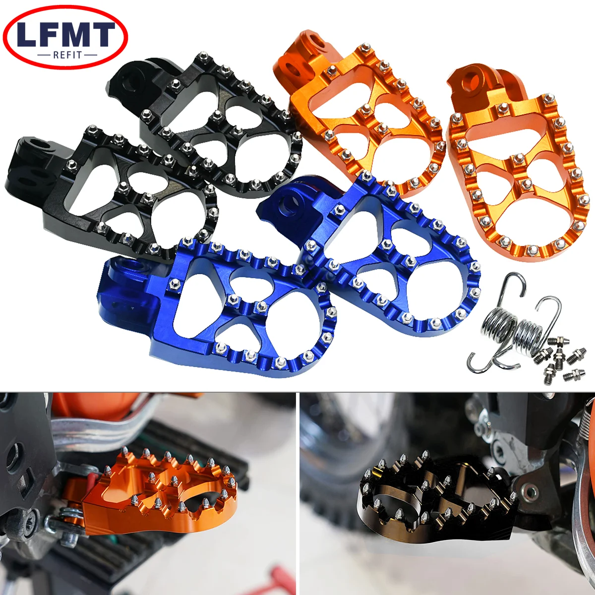 

For KTM SX SXF EXC EXCF XC XCF XCW Adventure For Husqvarna 701 Enduro Supermoto Motorcycle CNC Foot Pegs Rests Pedals Footpegs
