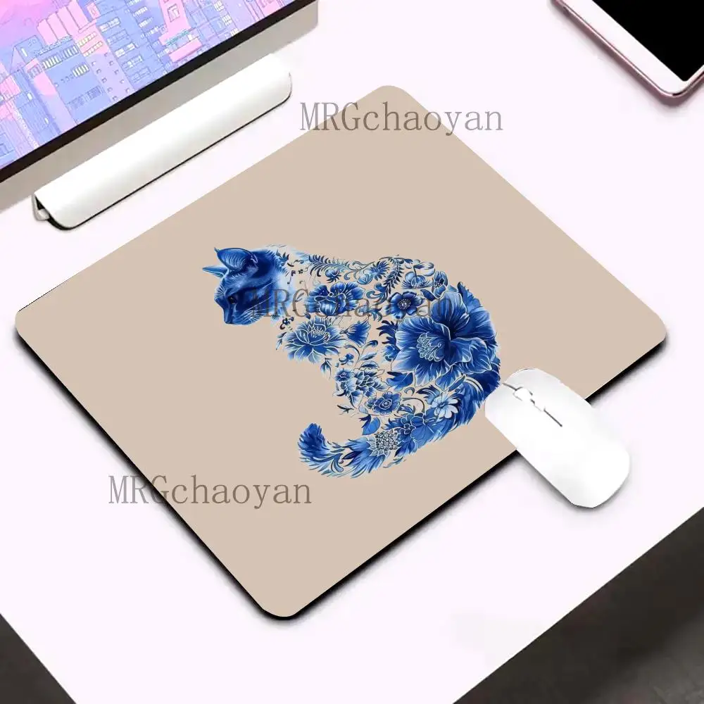 

Черно-белый коврик для мыши, большой коврик для компьютерного офиса, игрового стола, резиновые противоскользящие коврики для игровой клавиатуры, длинные настольные коврики