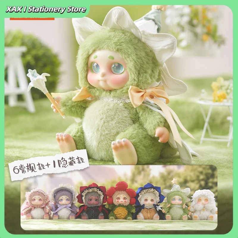 

Sweet Fantasy Floral Fairy Cino Plush Mystery Box - Kawaii Blind Box Collectible Doll For Girls, Cute Elf Desk Display Gift