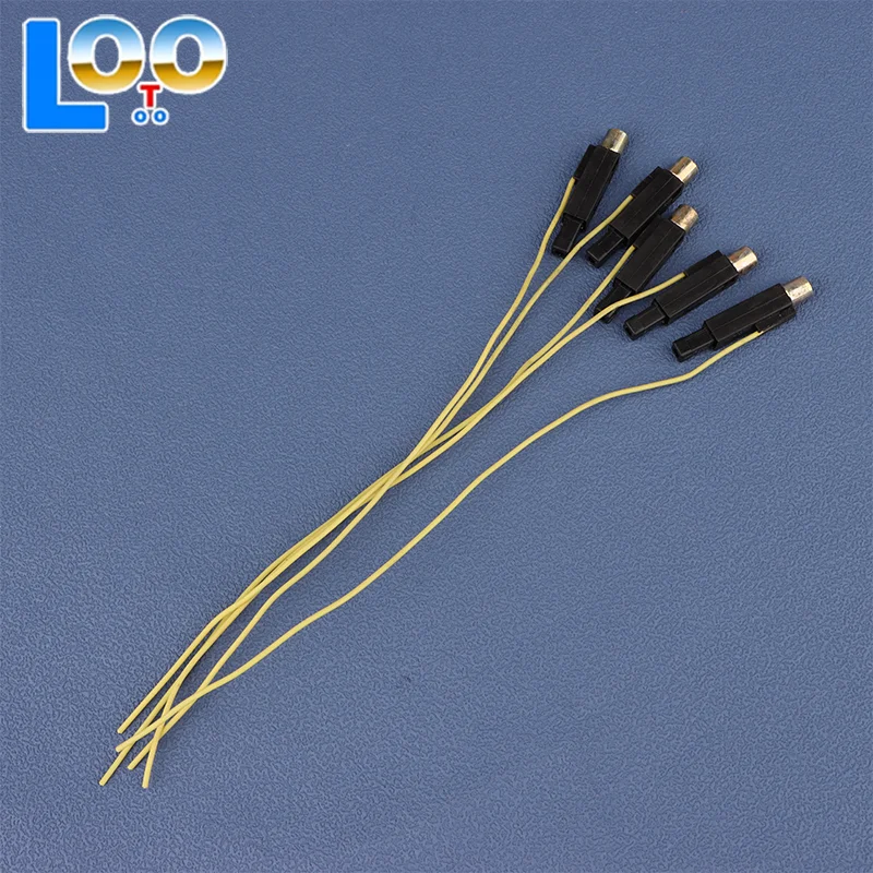 5 pz 6*6*35mm Piezoelettrico Fuoco Filo Tappo di Rame Accenditore Elettronico Spray Accendino Stufa Parti di Ricambio di Alta Qualità