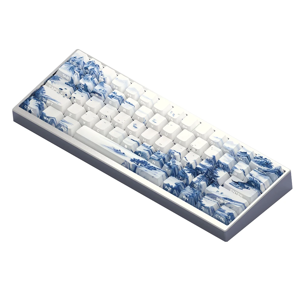 Side Engraved PBT Keycaps Mechanical Keyboard Dye Sublimation Keycap 60 65 66 68 Keyboard Gaming Caps Cherry ProfileDIY