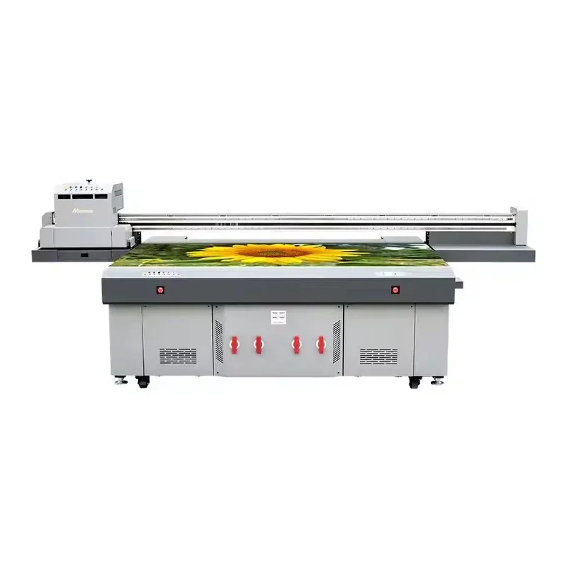1325 4ftx8ft uv flatbed printer with Ricoh Gen5 or Gen6 industrial printhead with white ink and vanish can print 3D image