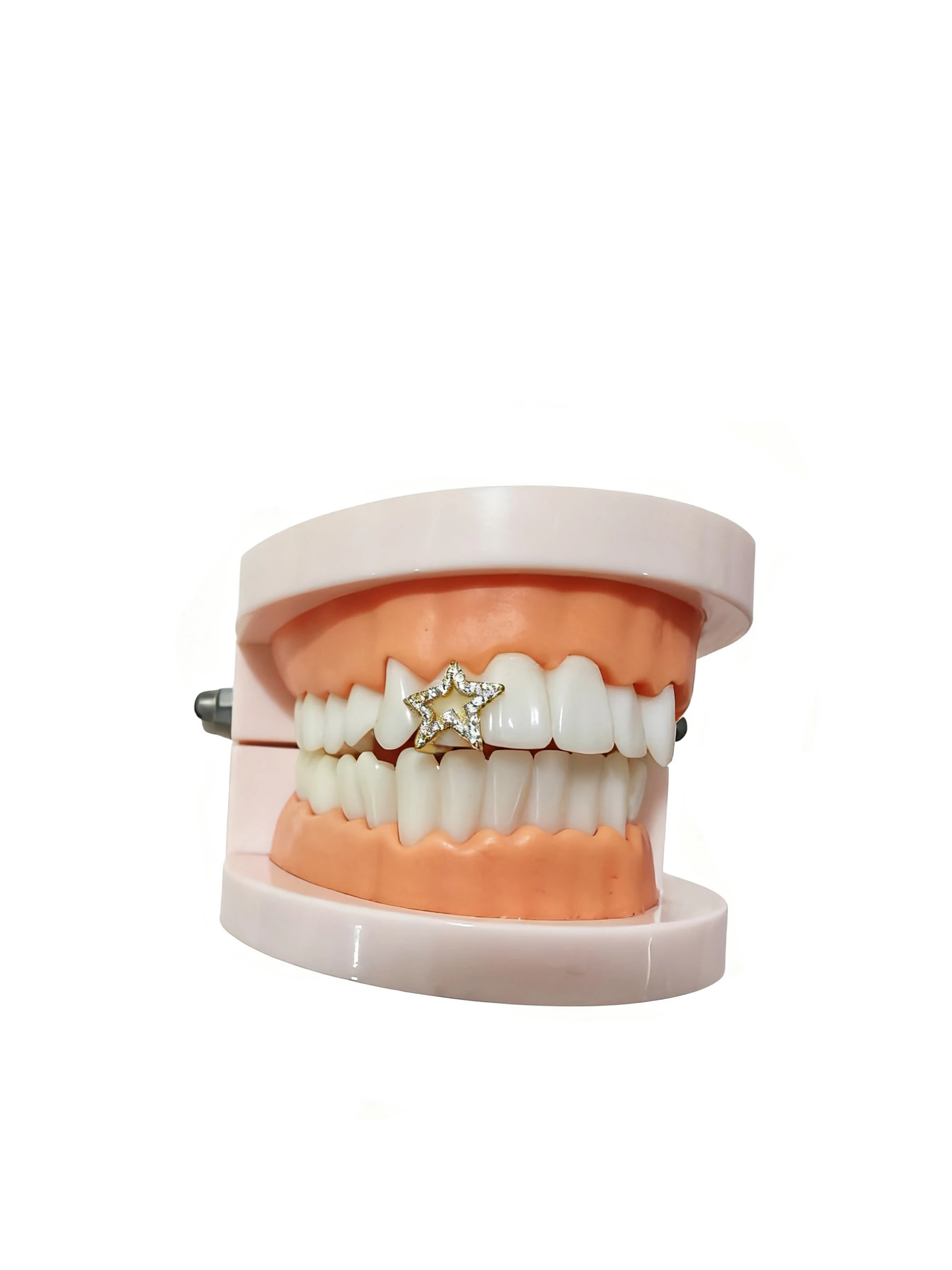 Bright Luxurious Zircon Five-Pointed Star Grillz Accessory