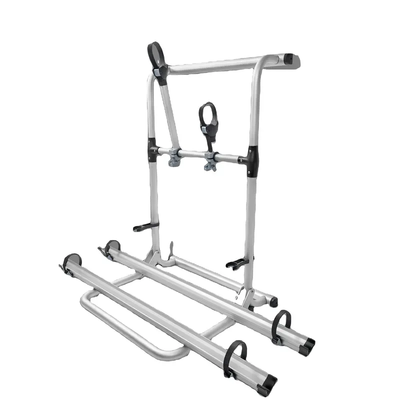 Heavy RV E-Bike Carrier Rear Mounted Double Bike Rack for Motorhomes and Camper Vans