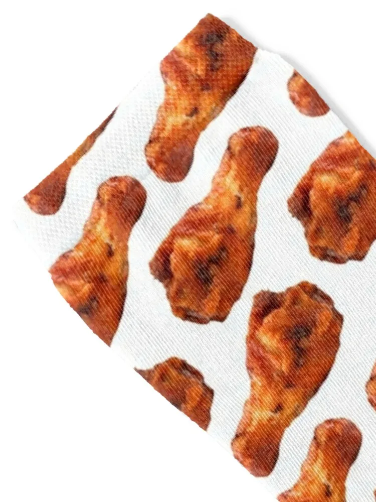 Buffalo Chicken Wing Pattern Socks japanese fashion Soccer custom sports Socks Girl Men's