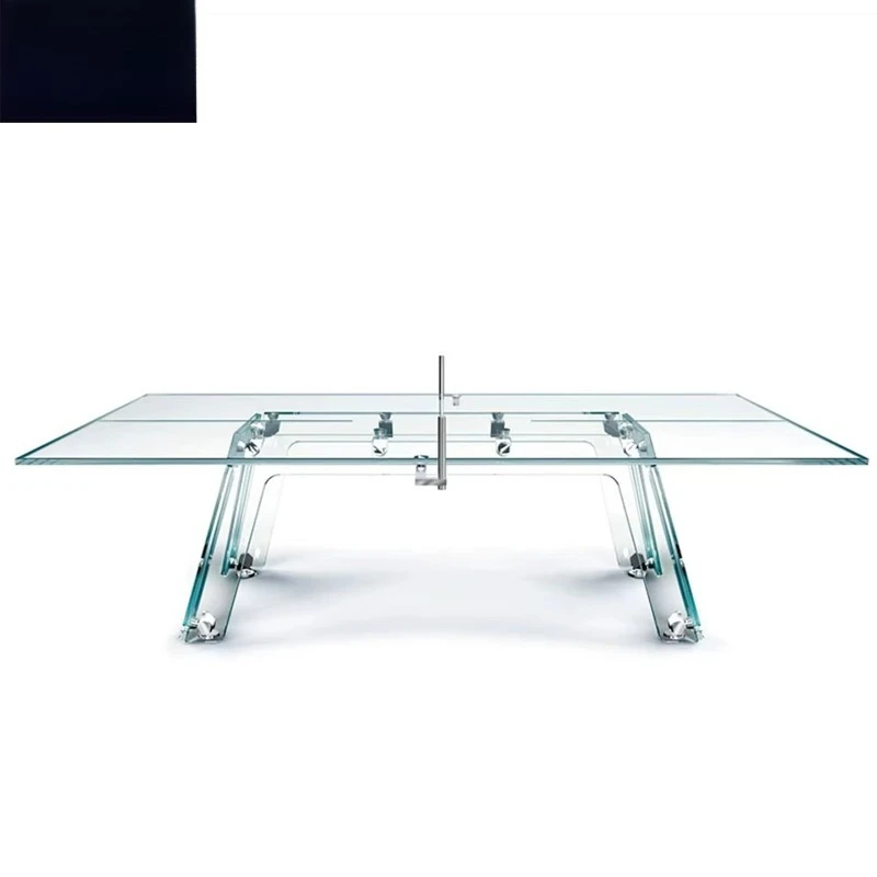 Italian high-end villa table tennis table modern style stainless steel crystal
