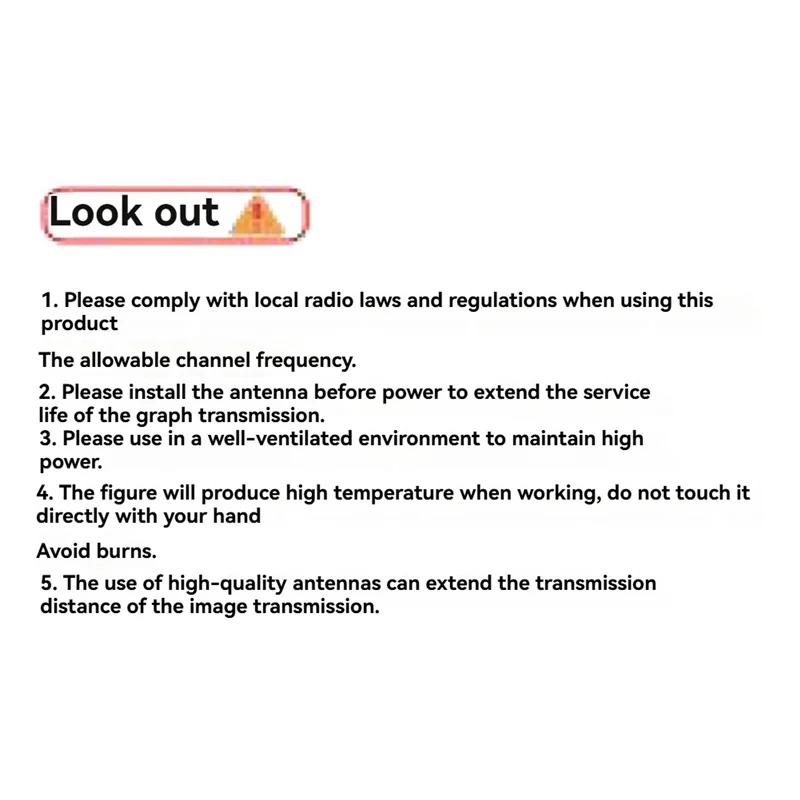 ODIES-5,8 Ghz 5 W VTX 96CH FPV Video Sender Drahtlose VTX Modul Hohe Leistung Mit Antenne Für FPV Long Range RC Drone