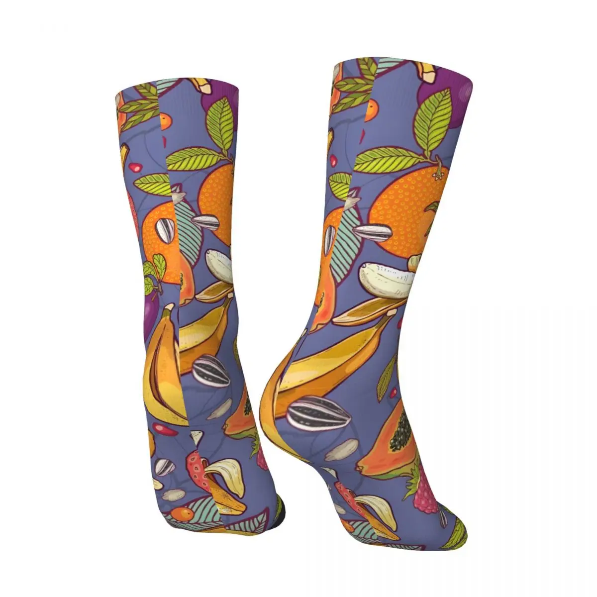 Crazy compression Tropical Dream Sock for Men Harajuku Seamless Pattern Crew Sock Novelty