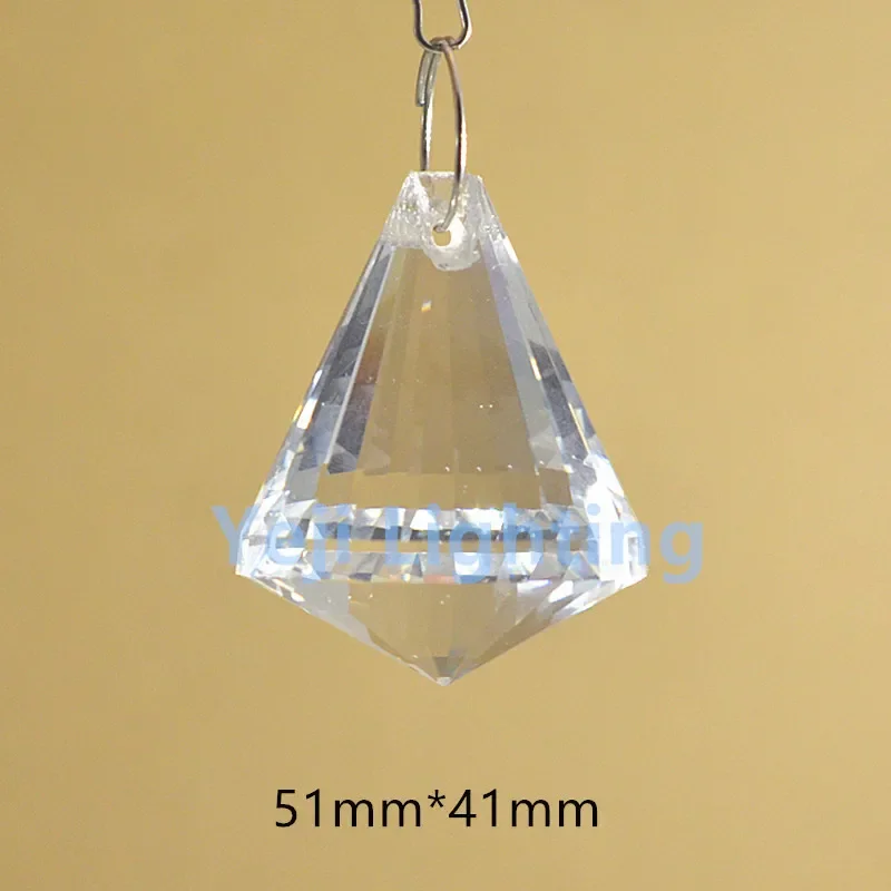 Kroonluchter Kristallen Lamp Kristal Vierkante Vorm Ovale Shpe Vorm Voor Led Kaars Hanglamp Decoratieve Bruiloft Accessoires