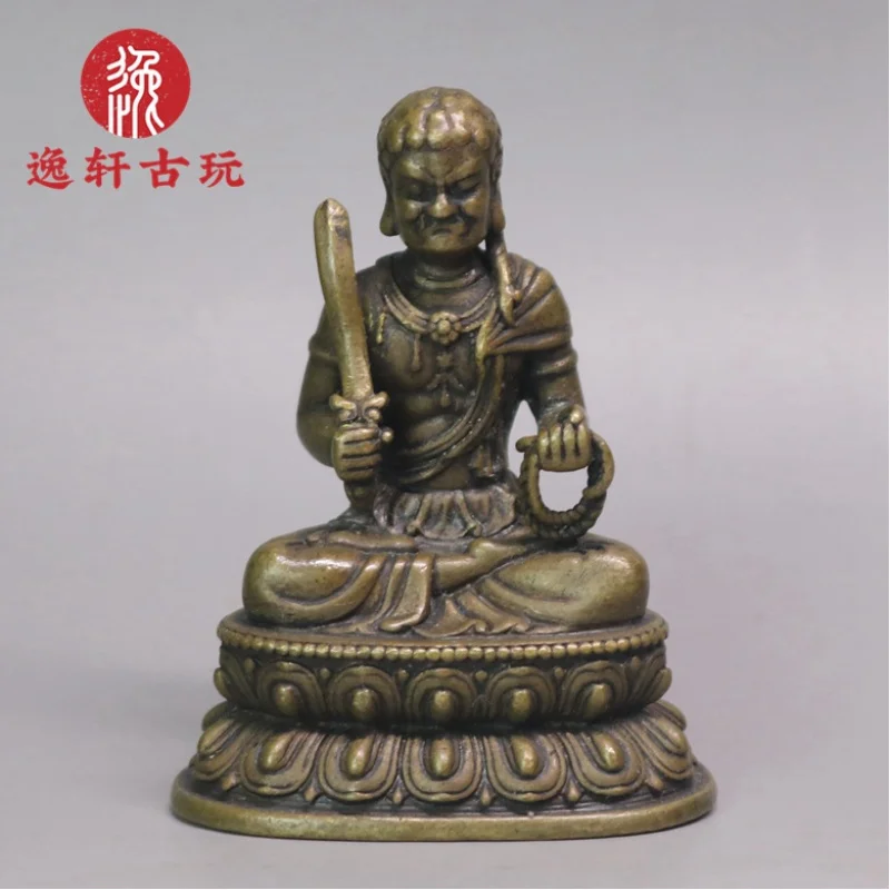 

Antique Buddha Ornament Aryaacalanatha Small Ornaments Bronze Acalanatha Buddha Statue Antique Table Decorative Ornaments