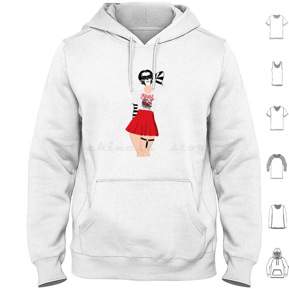 Sudadera con capucha Ghost Papa Emeritus Iii Fangirl de algodón de manga larga Cardinal Copia Ghost Papa Emeritus Ghost Bc Cardinal Band The Band