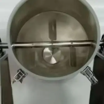 Small Laboratory Stainless Steel Powder Mixer Particle Agitator Drum Mixer Material Mixer