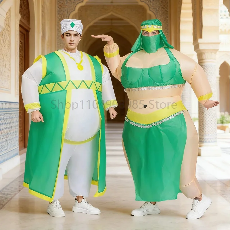 الكبار نفخ للجنسين مضحك راقصة تأثيري كامل الجسم الهواء تفجير هالوين كرنفال أزياء مسرحية الحفلات #1