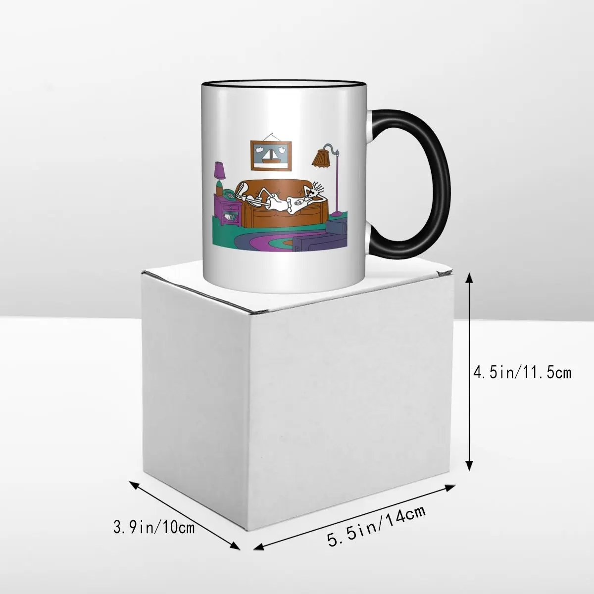 Simps Up Mug Funny Ceramic Coffee Cups Tea Mugs Milk Cup Drinkware Gifts for Friends