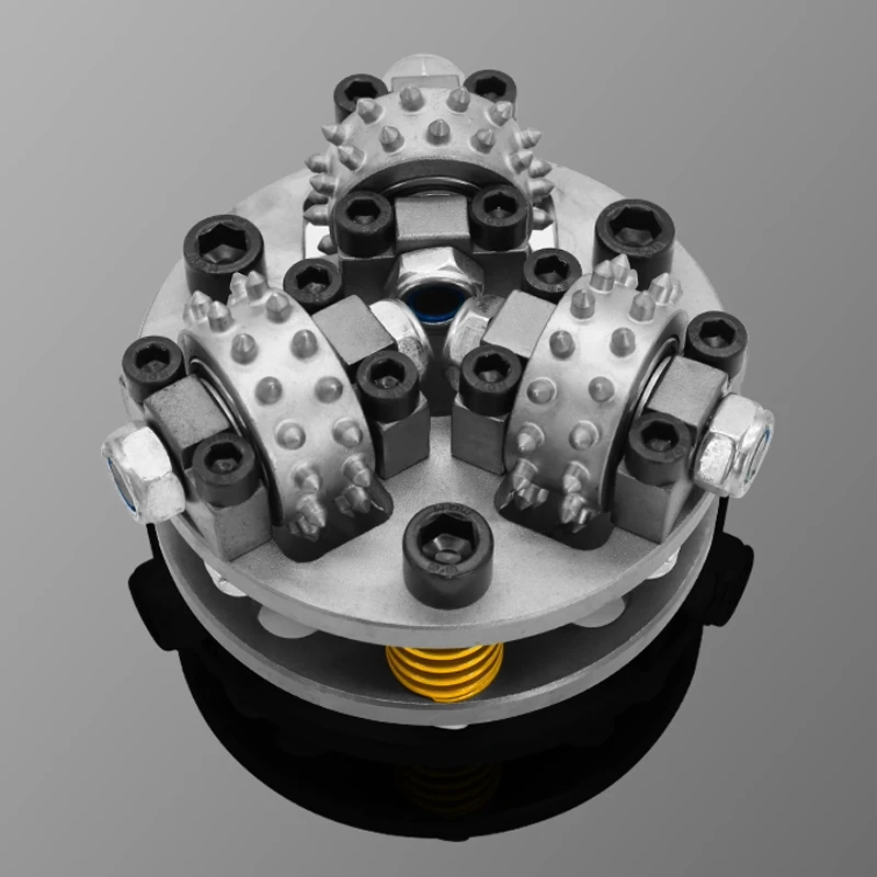 التقطيع الكهربائية طبقة مزدوجة التقطيع قرص الطحن ليتشي إنهاء سبيكة قرص الطحن المتداول طحن عجلة سطح الطريق #5