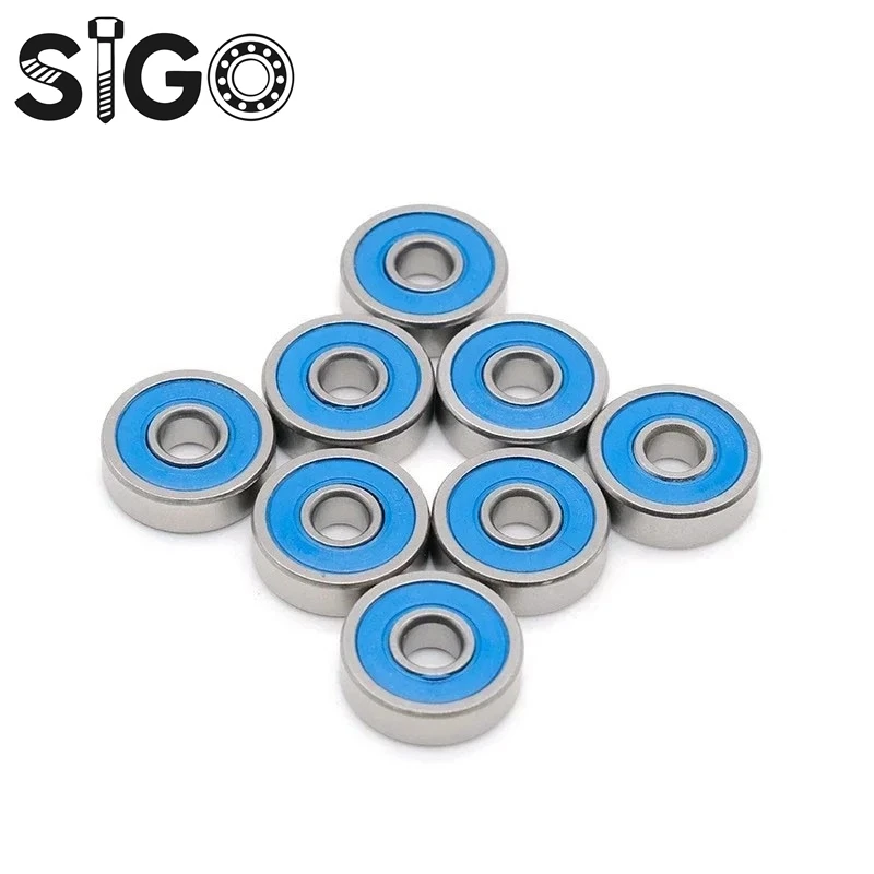 5pcs/lot 686 2RS 6x13x5 Mm High Quality Miniature Ball Bearings 686RS ABEC7 6*13*5 Blue Seals Model Bearings RC Bearing