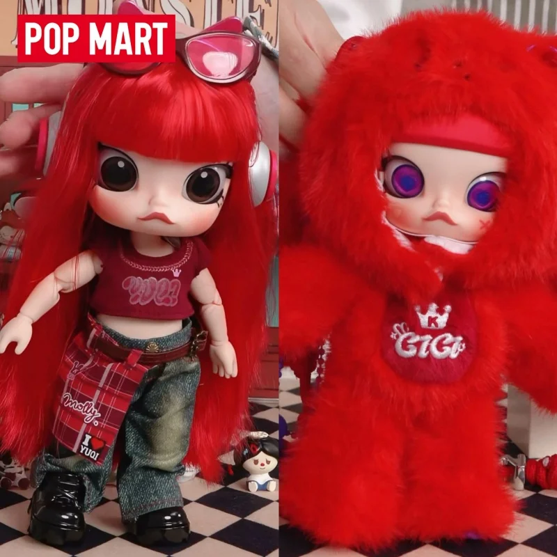 

2026 New Arrivals Original Popmart Molly X Yuqi 1/8 Movable Doll Series Blind Box Charming Decorations Yuqi Fans Collect Gifts