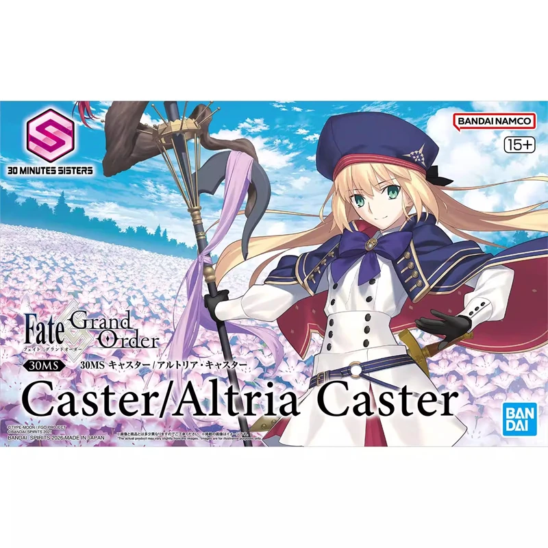 

Оригинальные фигурки Bandai 30MS Fate Grand Order Caster/Altria Caster, аниме-фигурки, игрушки, подарок для детей, любителей аниме и хобби