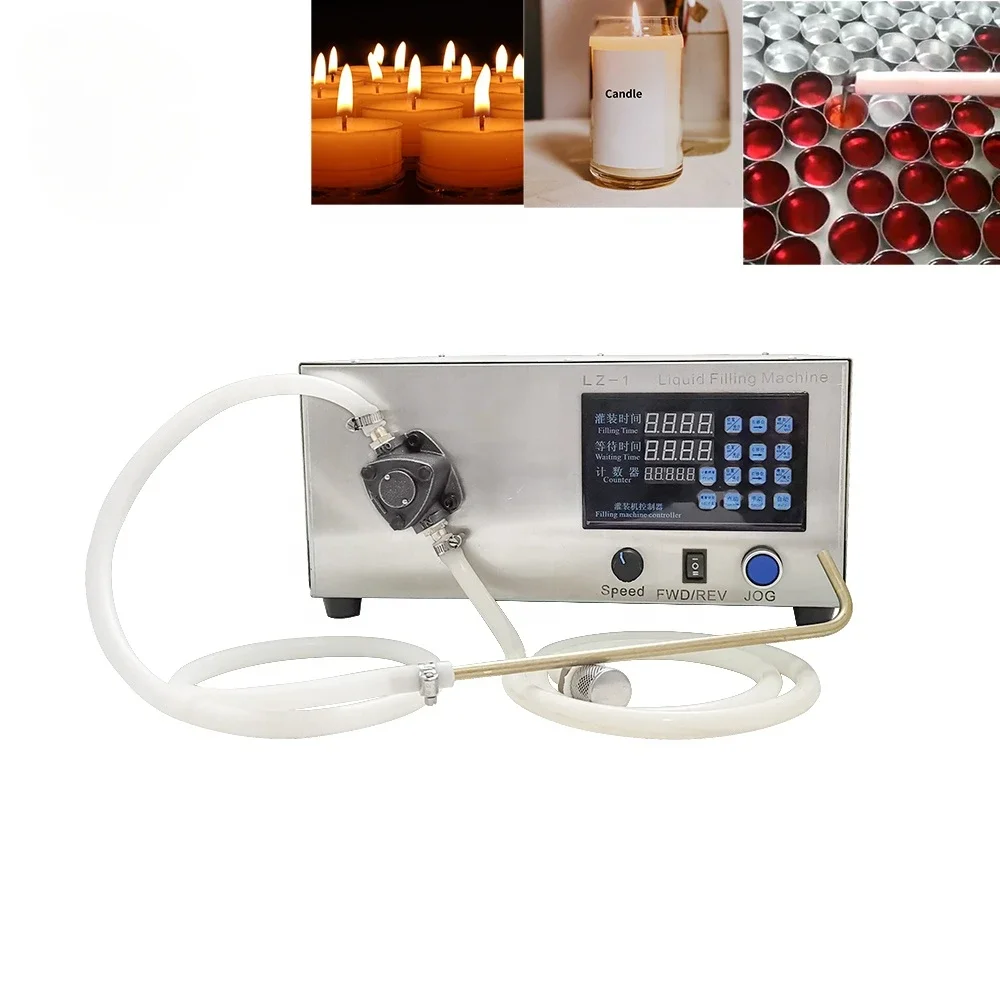 LZ-1 Semi Automatic Desktop Electric Single Head Butter Lamp Scented Candle Wax Filling Machine