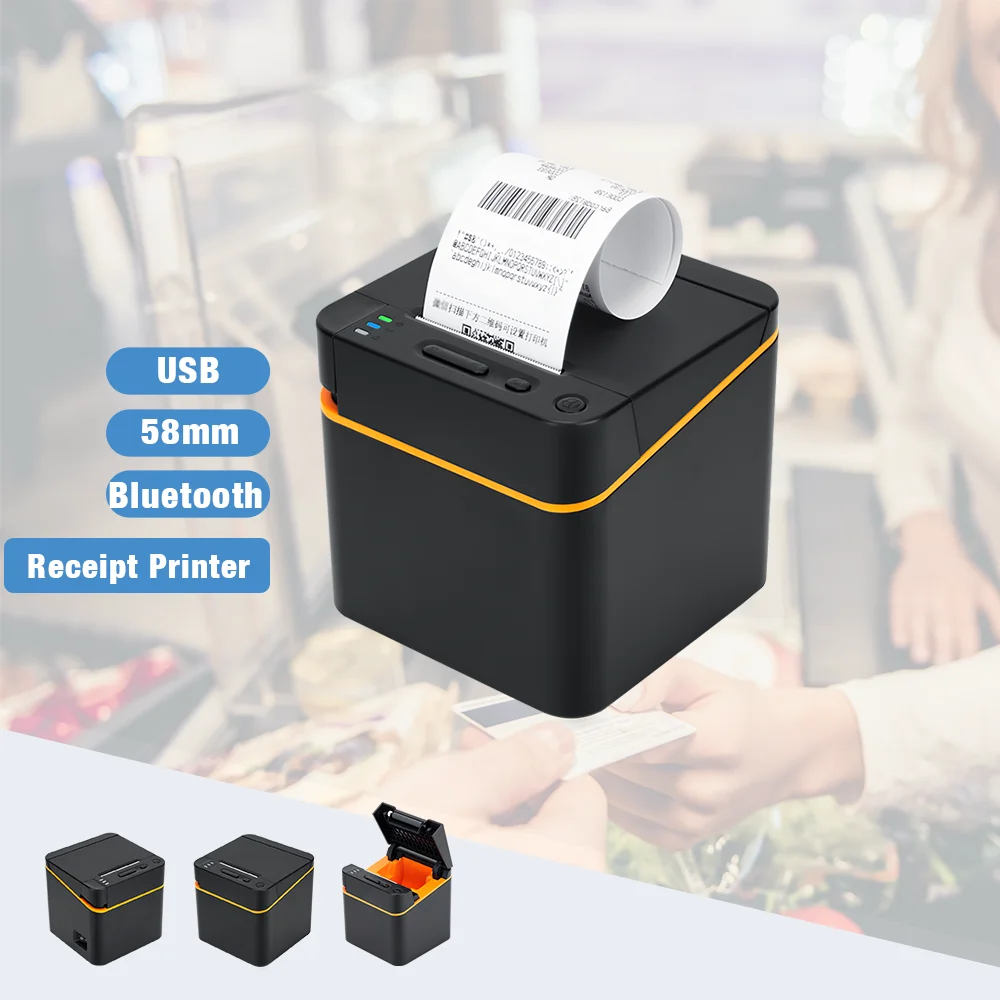 

YK-58E 58 мм термопринтер чеков USB-интерфейс для розничного магазина Ресторан Супермаркет POS-принтер Самая низкая цена