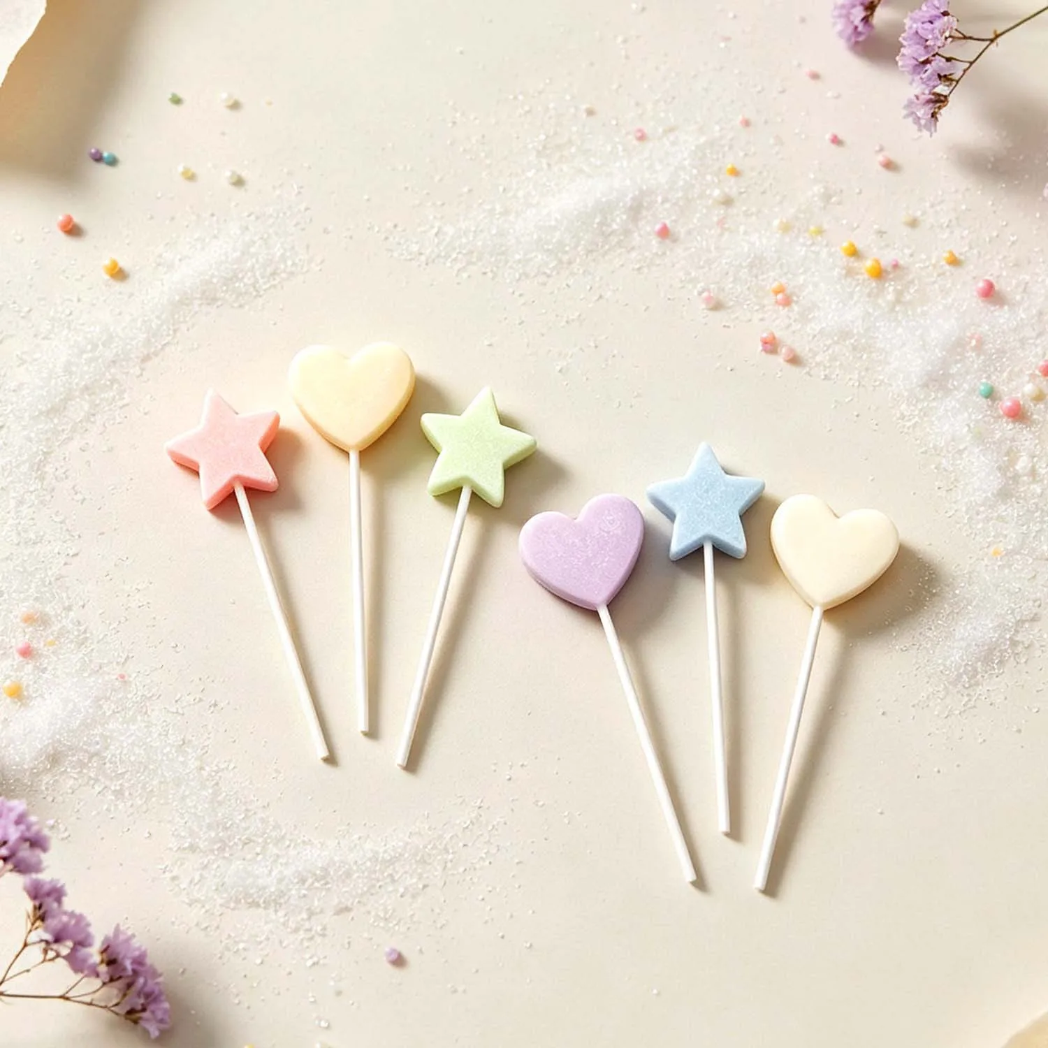 Star Heart Shaped Cookies Silicone Mold DIY Silicone Baking Molds Keychains Bag Hanging Jewelry Pendant Molds For Resin Craft