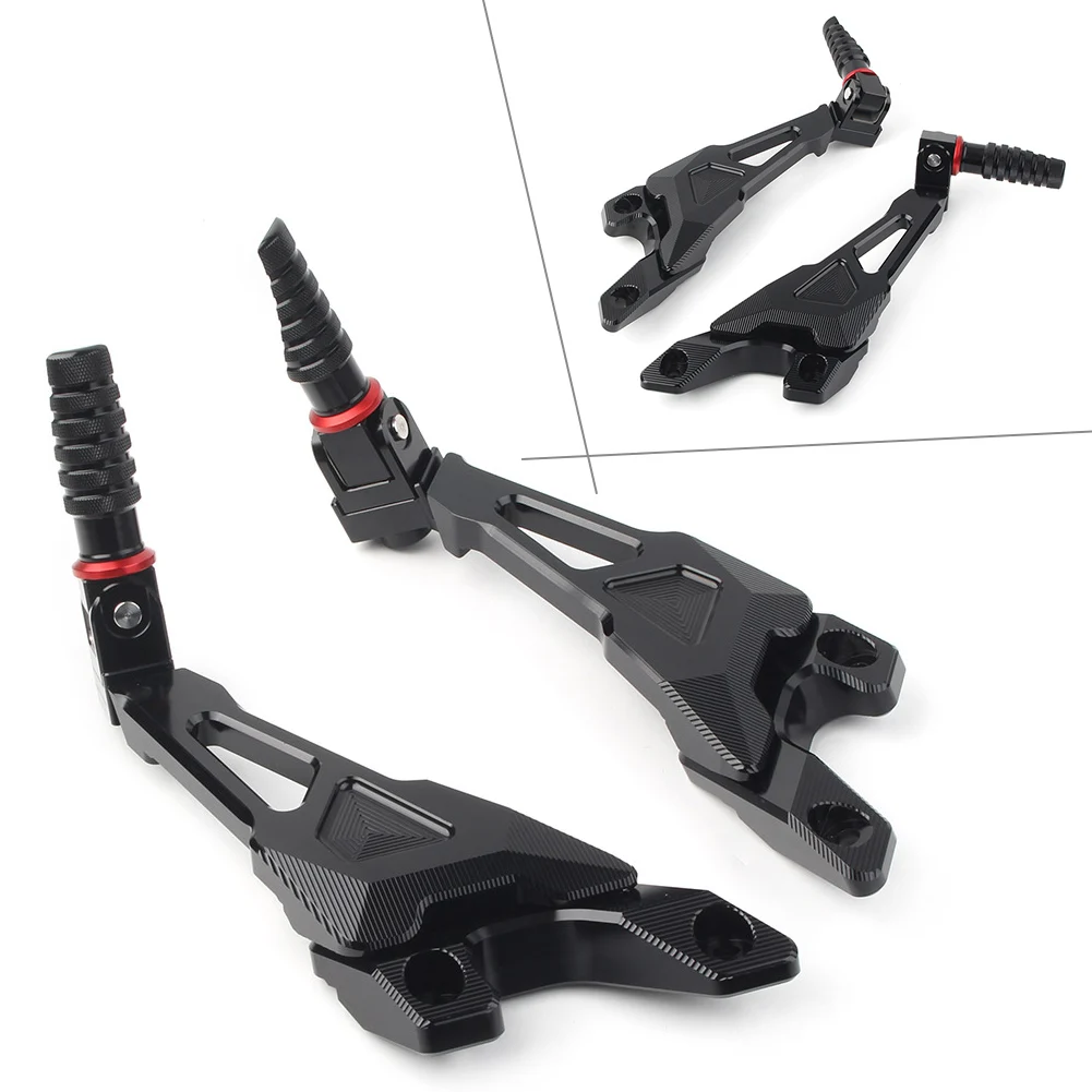 Black Motorcycle Rear Passenger Footrest Foot Rest Pegs for BMW S1000RR 2010 2011 2011 2013 2014 2015 2016 2017 2018