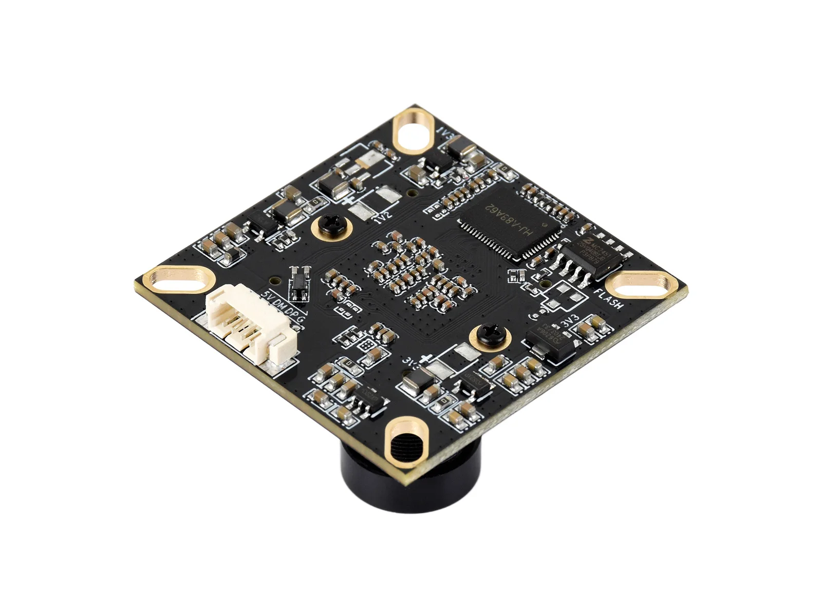 وحدة كاميرا USB Waveshare IMX678 8MP M12، شريحة مستشعر IMX678، منفذ USB2.0، حساسية أفضل في حالة إضاءة منخفضة