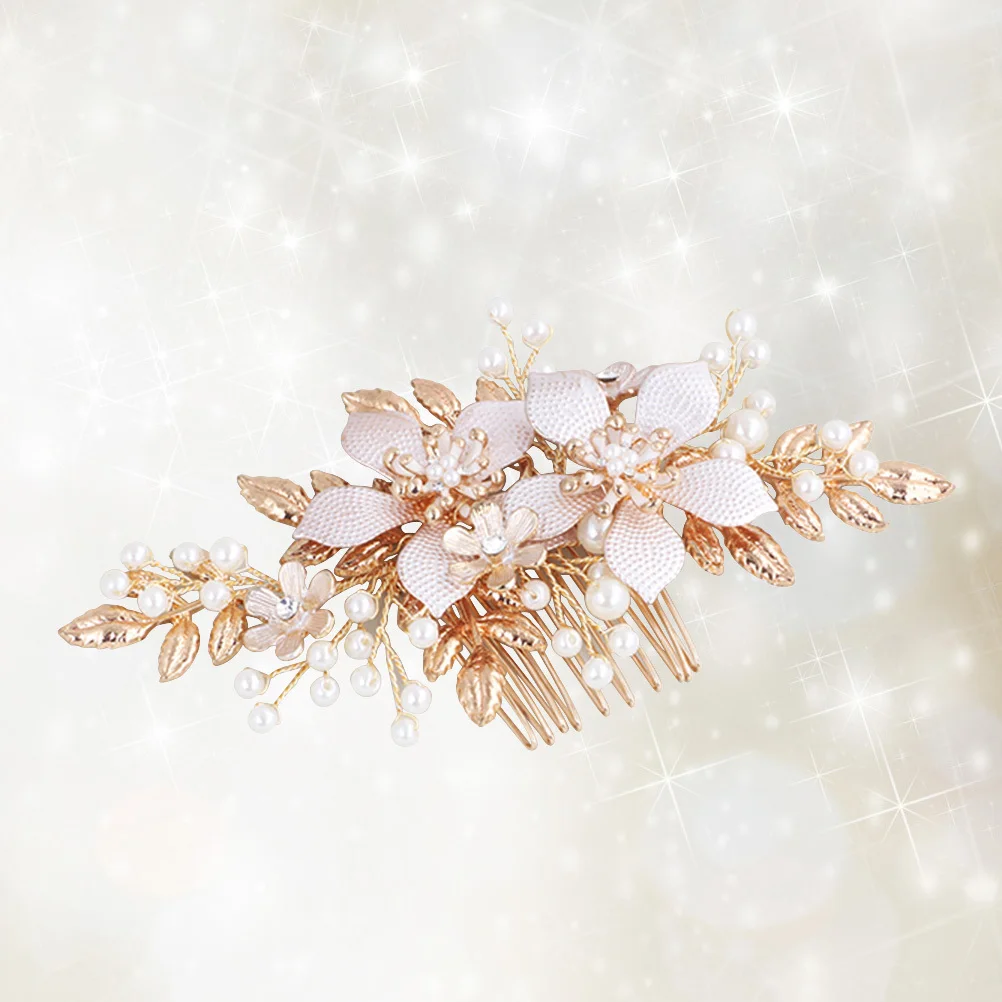 

Жемчужный свадебный гребень для волос, модные прочные свадебные аксессуары для волос, хрустальный зажим для вечеринки, выпускного вечера, специальный вечер