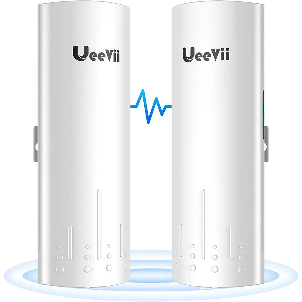 UeeVii CPE450 5.8G 300Mbps Wireless Bridge 3KM Long Range Extend AP Repeater Outdoor Wifi Signal PTP PTMP with WAN LAN Port POE