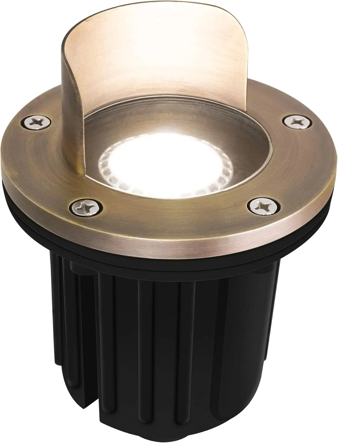 

Светодиодные латунные светильники для встраивания в грунт, 12В, IP67, водонепроницаемые, для наружного освещения, с лампой MR16 и поворотным основанием