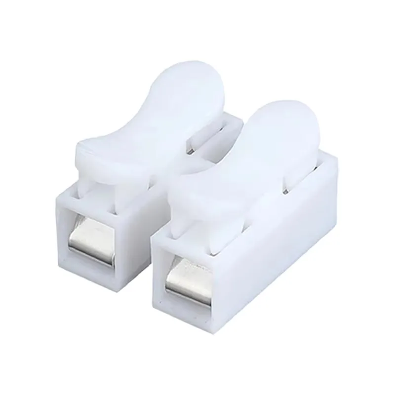 Quick Wire Connectors 1P 2P 3P No Soldering Required Spring Clamp Cable Terminals Screwless Terminal Block for Electronics