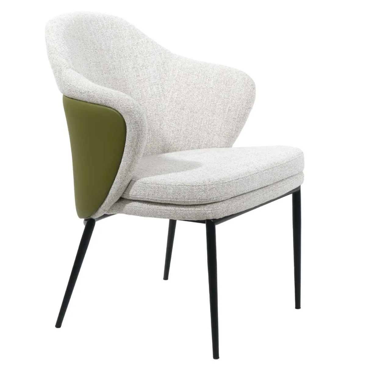 Modern Simple PU Dining Chair For Hotel Coffee Shop Living Room Bedroom-Single Leisure Chair