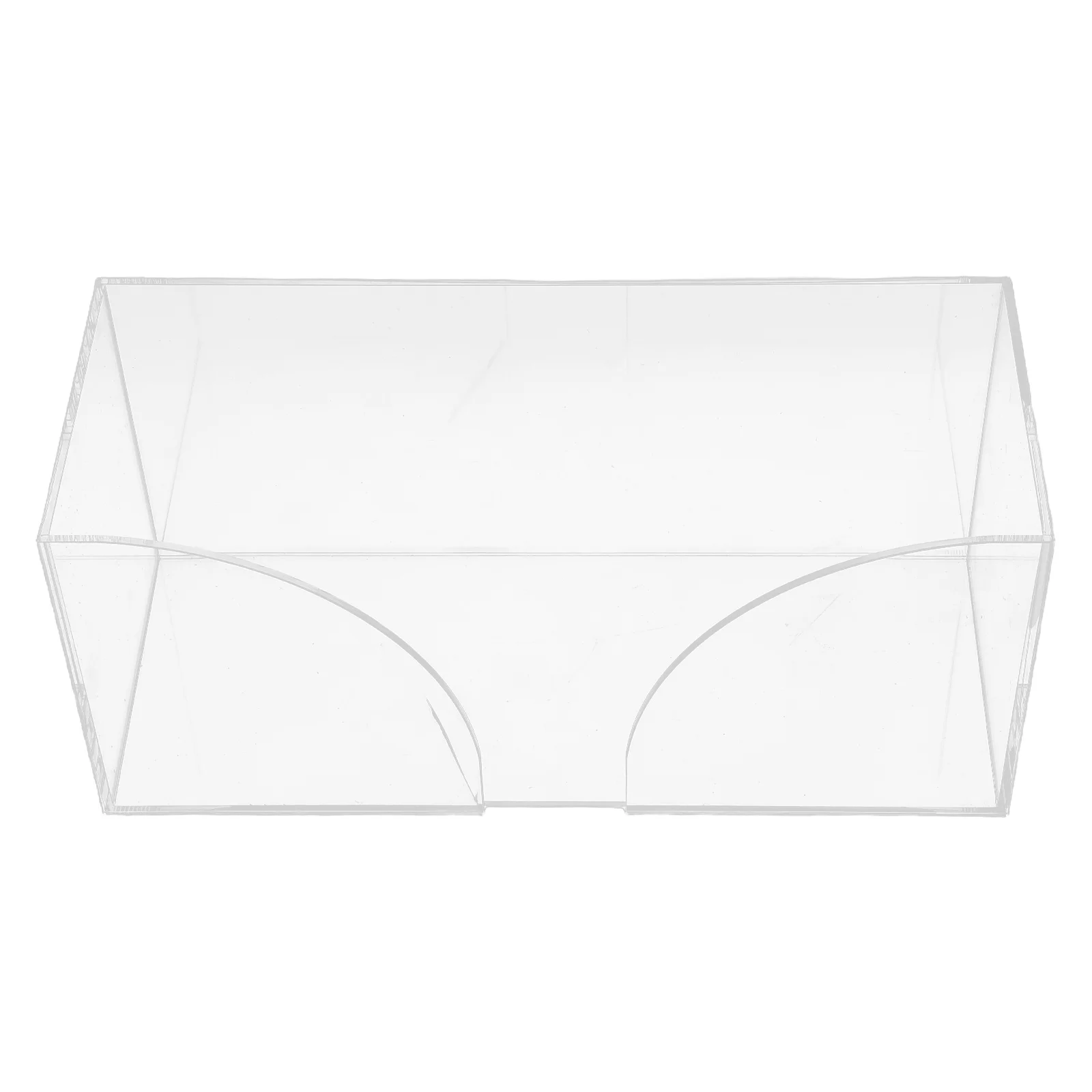 

Clear Acrylic Napkin Holder for Countertop Desktop Tissue Organizer Facial Tissue Dispenser Box Dining Room Table Kitchen