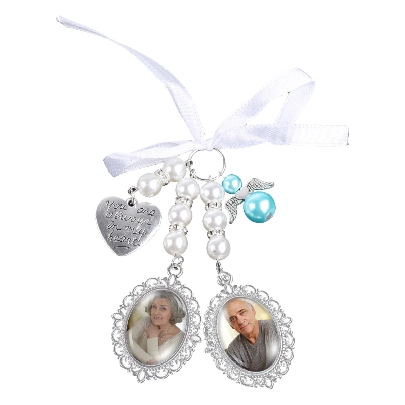 Diy Brooch Wedding Double Lace Frame Oval Glass Photo Frame