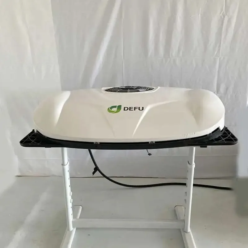 أنظمة تكييف الهواء بدون فرش للتحكم عن بعد للسيارات الكهربائية على السطح 12 فولت 24 فولت مكيف هواء Rv لشاحنة السيارة #2