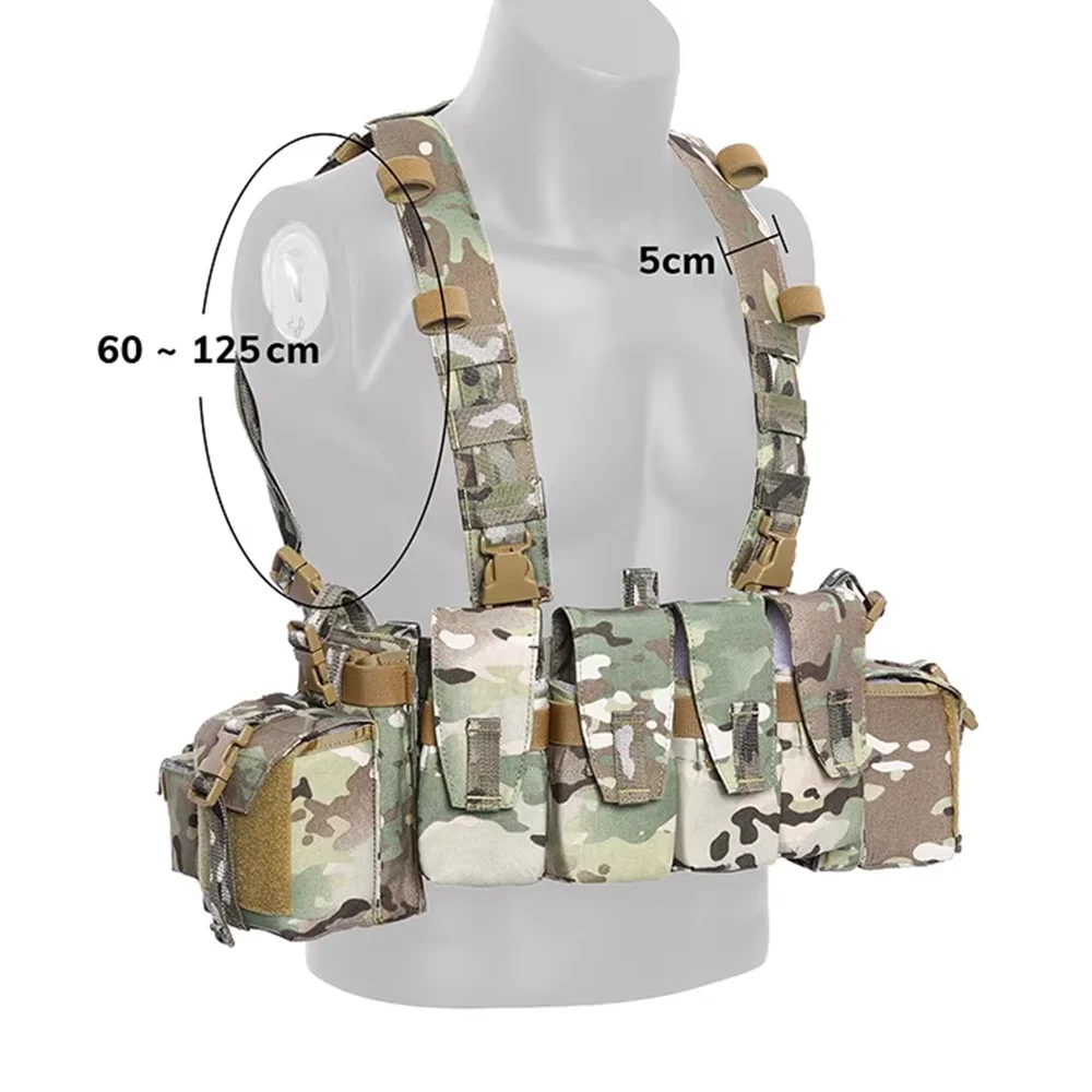 Détails du chest rig tactique