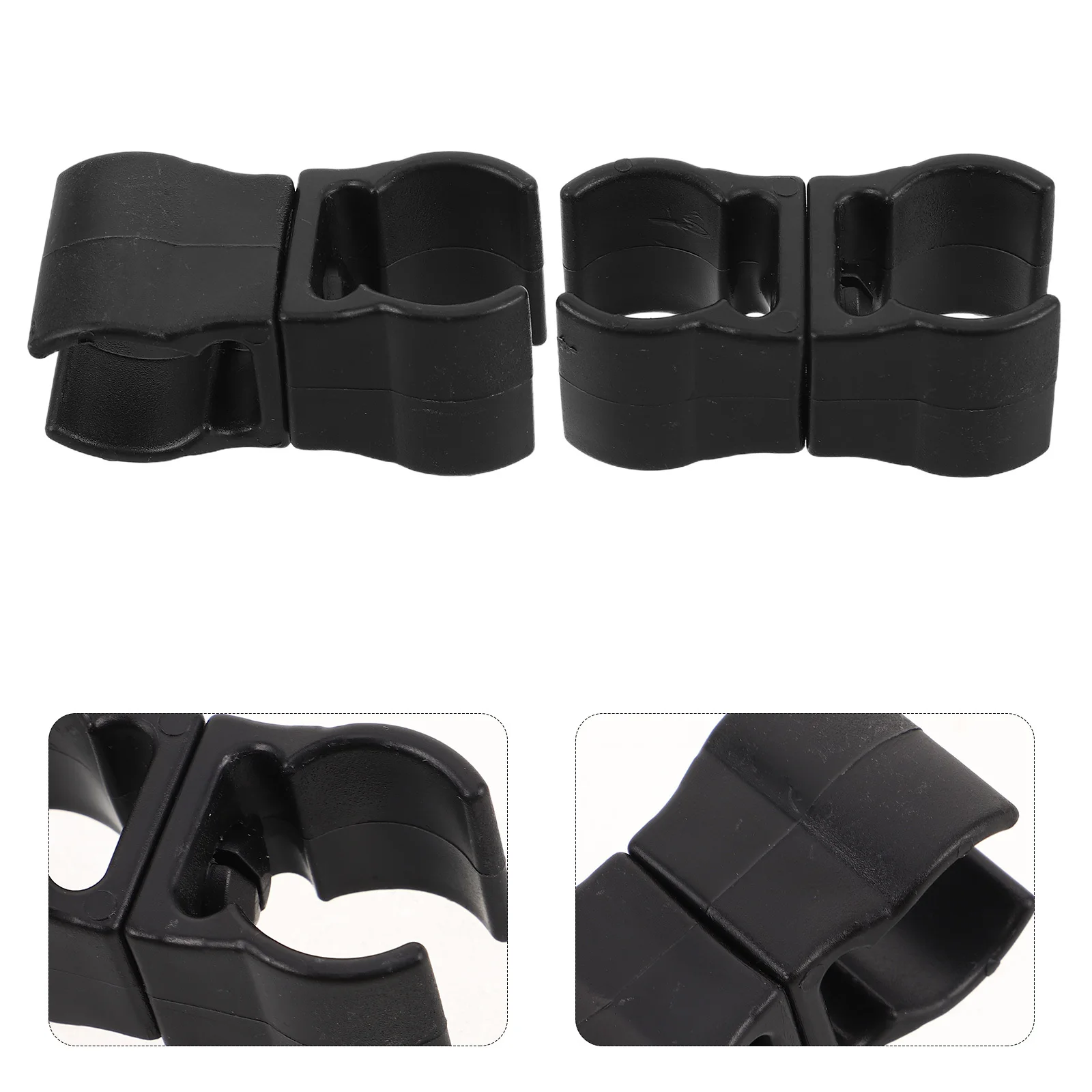 

10Pcs Football Training Pole Buckle Soft Plastic Clip Soccer Basketball Equipment Stable Durable Easy Attach Multiple Uses