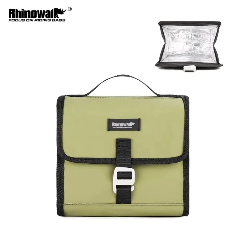 

Official Rhinowalk Bike Handlebar Bag for Brompton Bikes Bicycle Front Handlebar Pack with Adapter